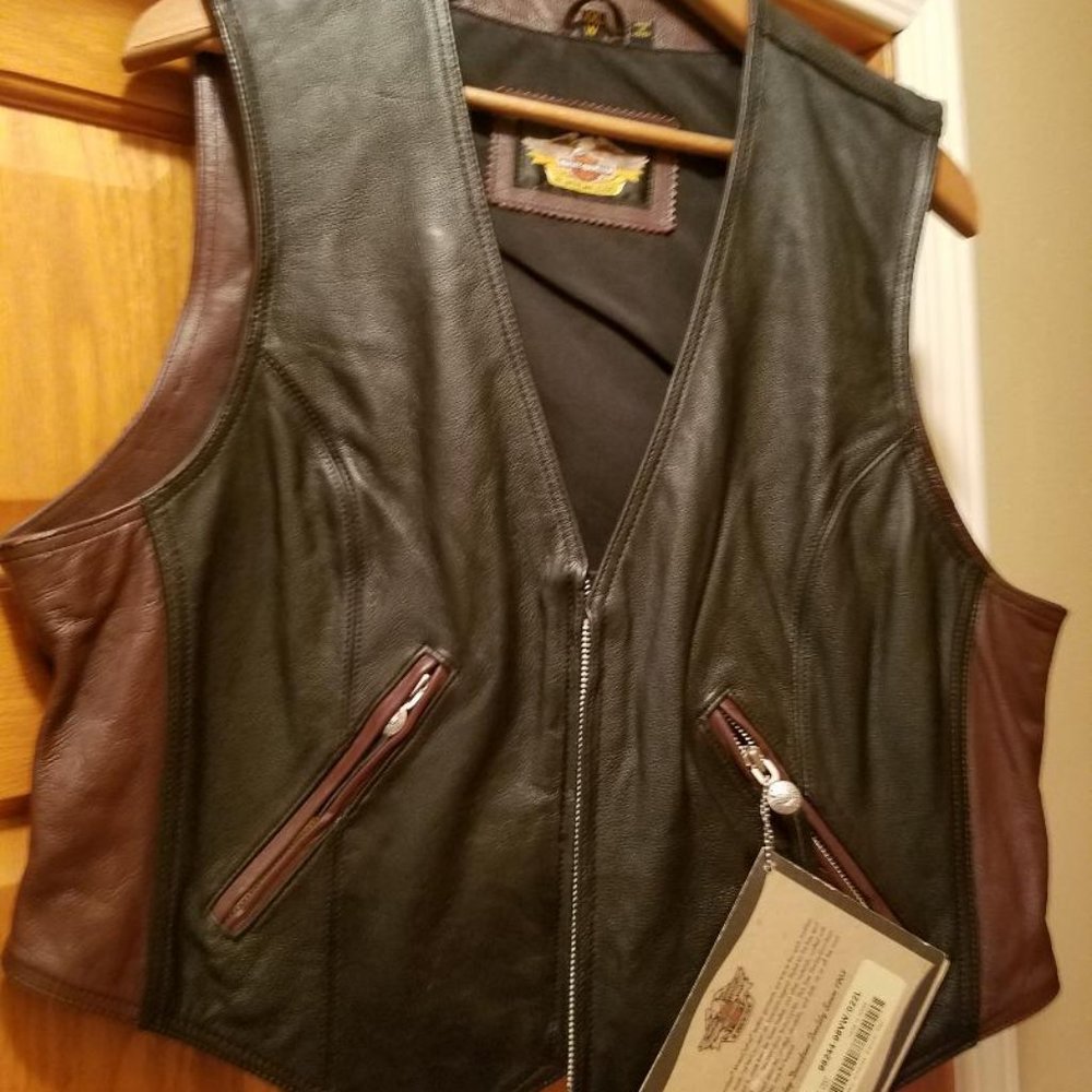 Harely Davisdon Leather Vest